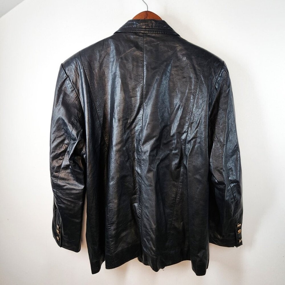 Pia Rucci Vintage Leather Jacket Size Medium - Picture 5 of 5